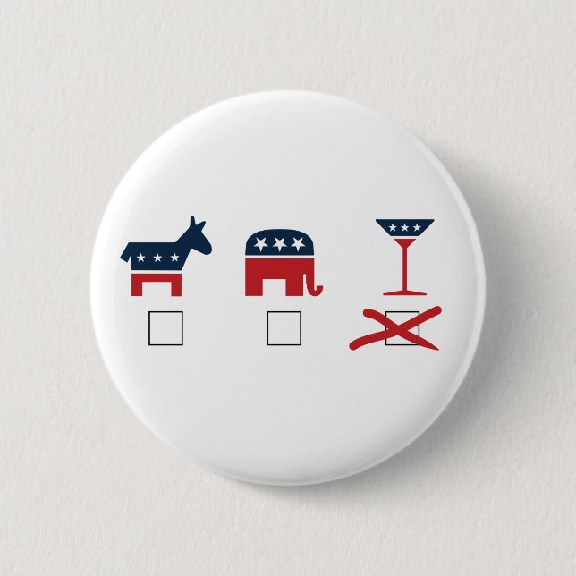 Das Cocktail-Party Button (Vorderseite)
