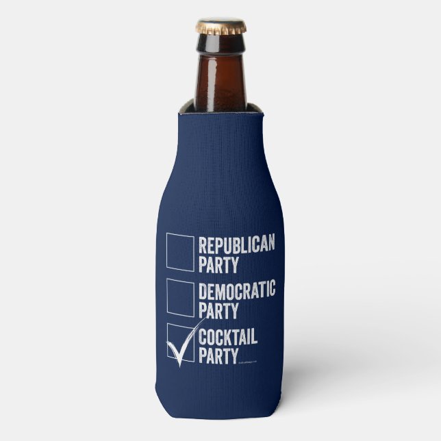 Das Cocktail-Party Flaschenkühler (Flaschenvorderseite)