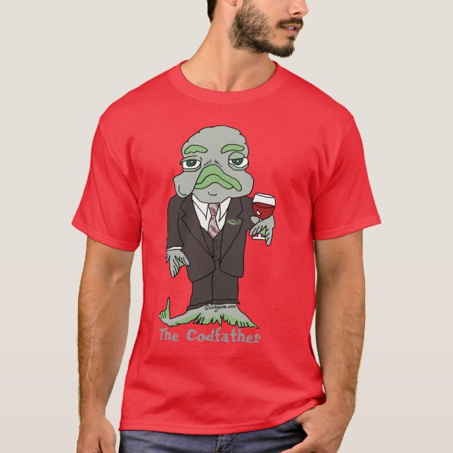 Das Codfather kundenspezifische T - Shirtkleid T-Shirt (Vorderseite)