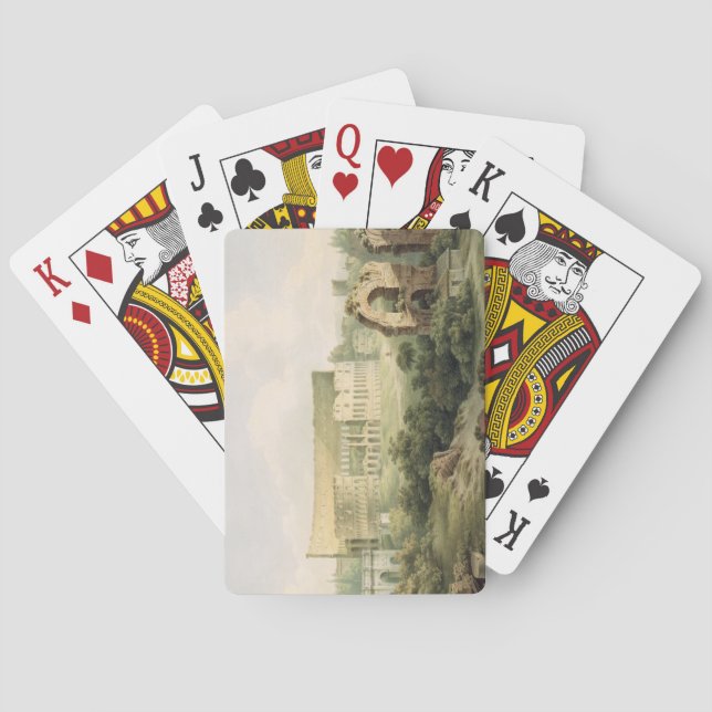 Das Colosseum, Rom, 1802 (w/c über Graphit auf wo Spielkarten (Rückseite)