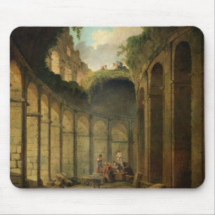 Das Colosseum, Rom (Öl auf Leinwand) Mousepad