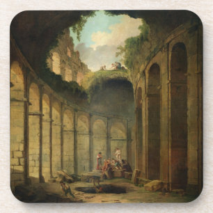 Das Colosseum, Rom (Öl auf Leinwand) Untersetzer