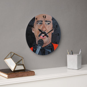 Das Comedian-Gemälde von Alfred Fox Große Wanduhr
