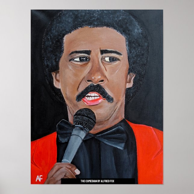Das Comedian Gemälde von Alfred Fox Poster (Vorne)