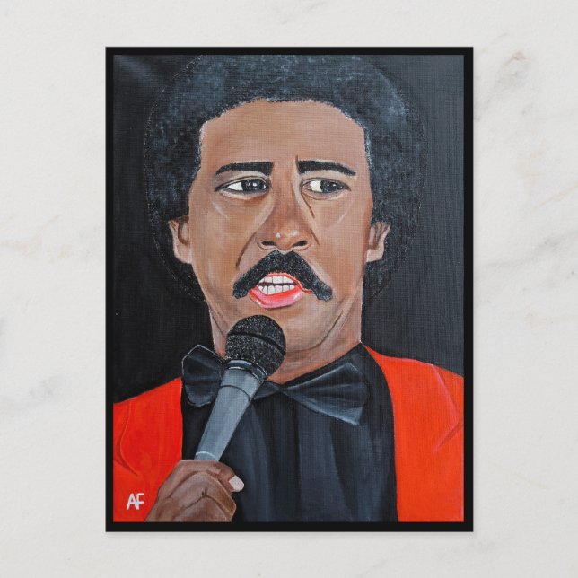 Das Comedian Gemälde von Alfred Fox Postkarte (Vorderseite)