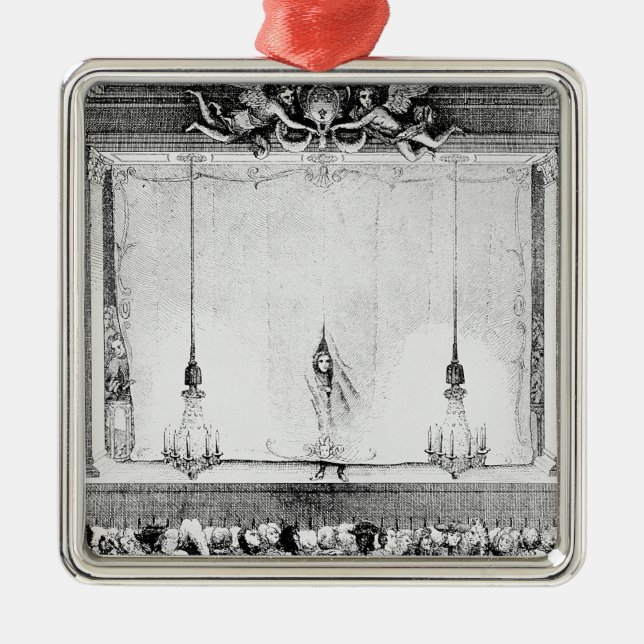 Das Comedie Francaise während der Zeit Silbernes Ornament (Vorne)