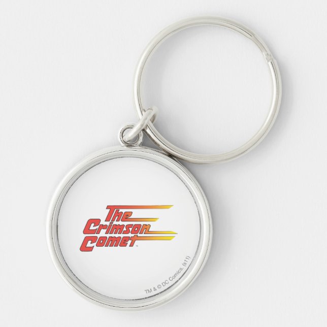 Das Comet-Logo von Crimson Schlüsselanhänger (Vorne)
