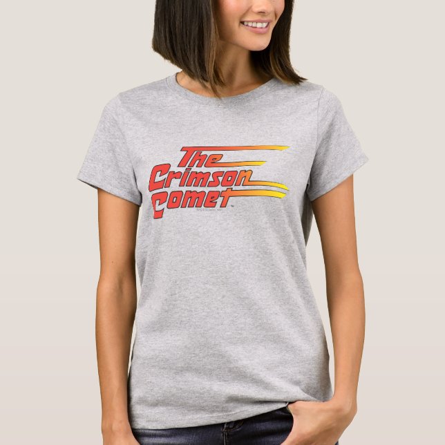 Das Comet-Logo von Crimson T-Shirt (Vorderseite)
