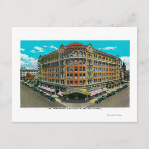 Das Commonwealth Gebäude and Pantages Theater Postkarte