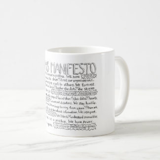 Das Comms Manifest - US-Englischversion Kaffeetasse
