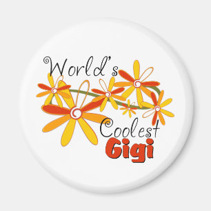 Das coolste Gigi der Blumenwelt Magnet