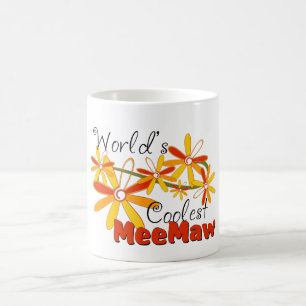 Das coolste Meemaw der Blumenwelt Kaffeetasse