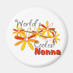 Das coolste Nonna der Blumenwelt Magnet