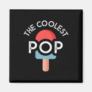 Das Coolste Pop Funny Vater Shirt für Vater Vather Magnet