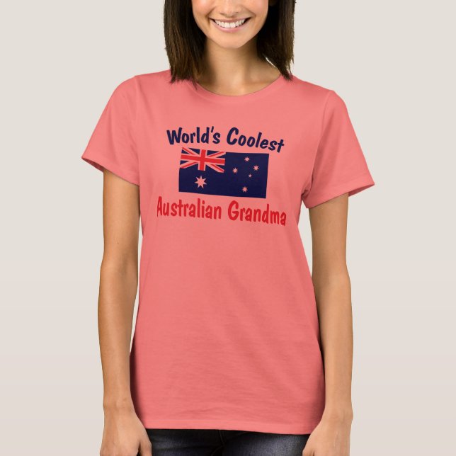 Das Coolstste australische Oma der Welt T-Shirt (Vorderseite)