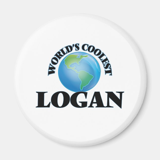 Das Coolstste Logan der Welt Magnet (Vorne)