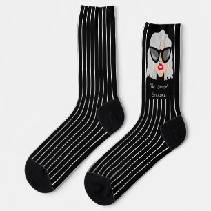 Das Coolstste Oma mit dem Individuelle Name der Br Socken