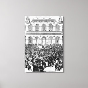 Das Corbeille im Pariser Bourse, 1873 Leinwanddruck