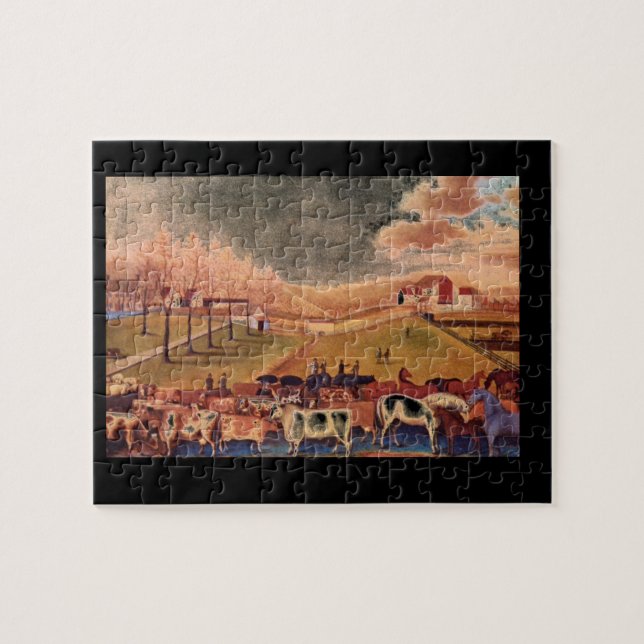Das Cornell Farm', Edward_Art von Amerika Puzzle (Horizontal)