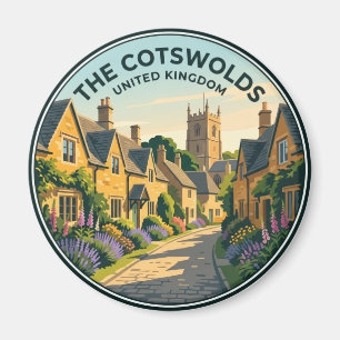 Das Cotswolds-Dorf Vereinigtes Königreich Magnet