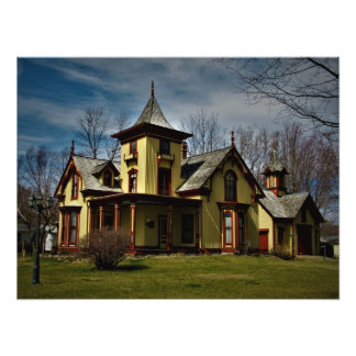 "Das Cox House von 1871" Fotodruck