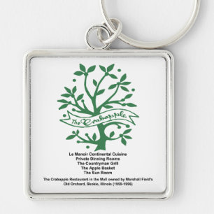Das Crabapple Restaurant, Skokie, IL Schlüsselanhänger