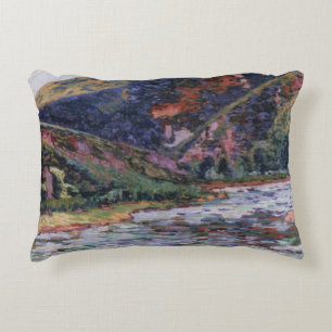 Das Creuse in Sommerzeit, 1895 (Öl auf Leinwand) Zierkissen