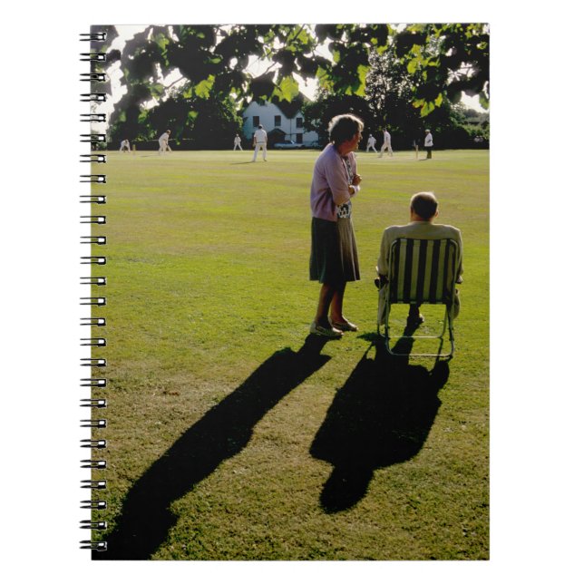 Das Cricket-Match Notizblock (Vorderseite)
