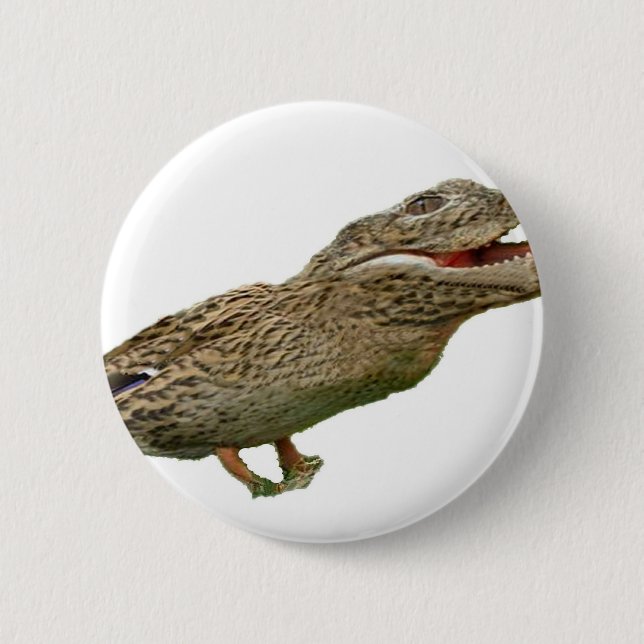 Das Crocoduck Button (Vorderseite)