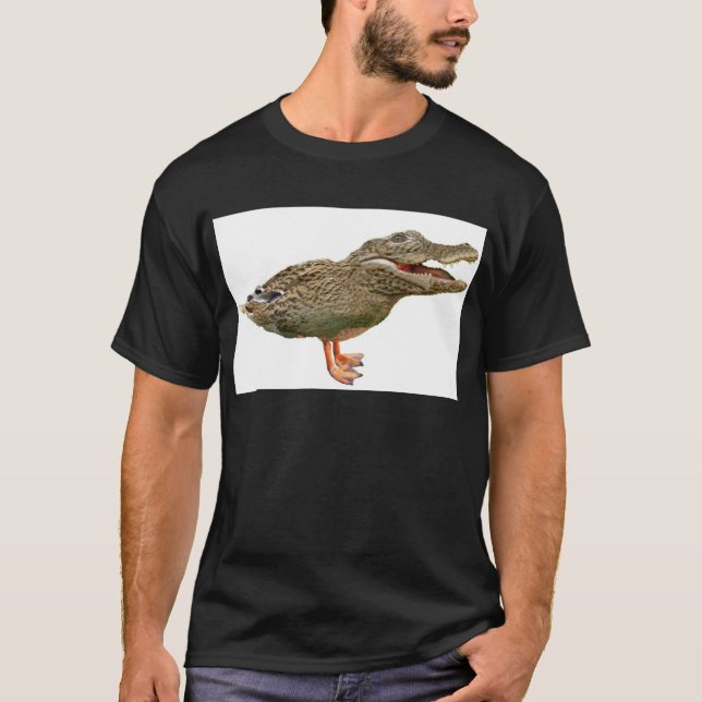 Das Crocoduck mit Füßen T-Shirt (Vorderseite)