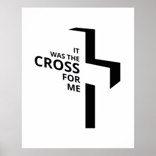 Das Cross Final Say Gospel Redewendungen Ästhetik  Poster