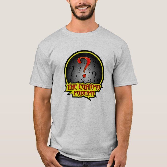 Das Curioso Podcast-Logo-Shirt T-Shirt (Vorderseite)