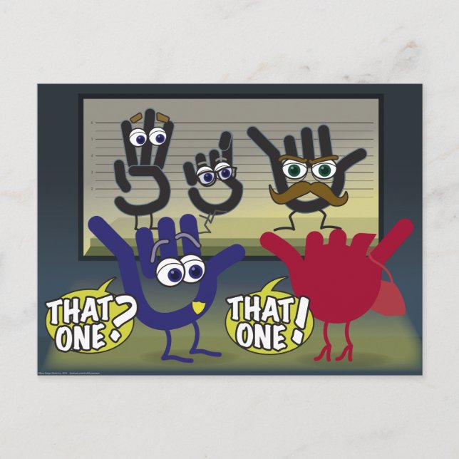 Das da! ASL Postkarte (Vorderseite)