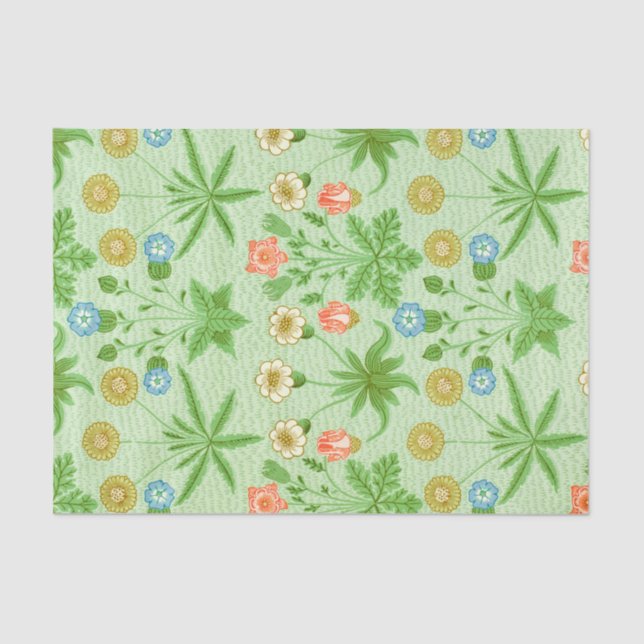 Das Daisy-Muster, Wallpaper von William Morris Seidenpapier (Vorderseite)