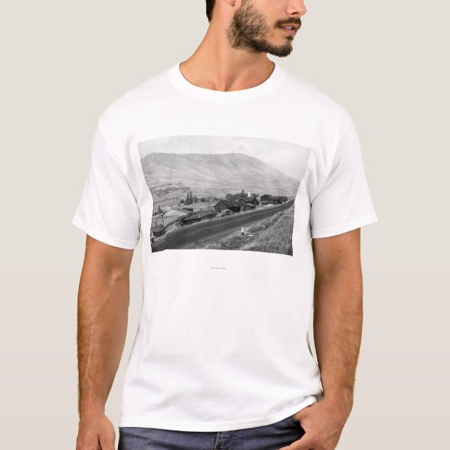 Das Dalles, indische Dorf-Ansicht Photograp T-Shirt (Vorderseite)