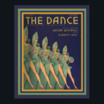 Das Dance Magazin Cover- Art Deco Poster 16 x 20<br><div class="desc">Große Art Deco Cover für das Dance Magazine. Plakat misst 16 x 20.</div>