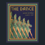 Das Dance Magazin Cover- Art Deco Poster 16 x 20<br><div class="desc">Große Art Deco Cover für das Dance Magazine. Plakat misst 16 x 20.</div>