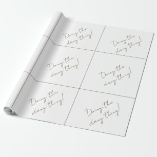 Das Dang-Ding! neutrale Hochzeit Geschenkpapier