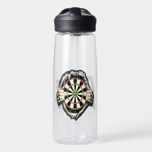 Das Dartboard auf deinem Brust-Darts-Wasserflasche Trinkflasche