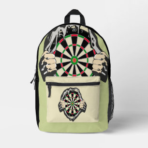 Das Dartboard auf der Brust! Tischset! Bedruckter Rucksack