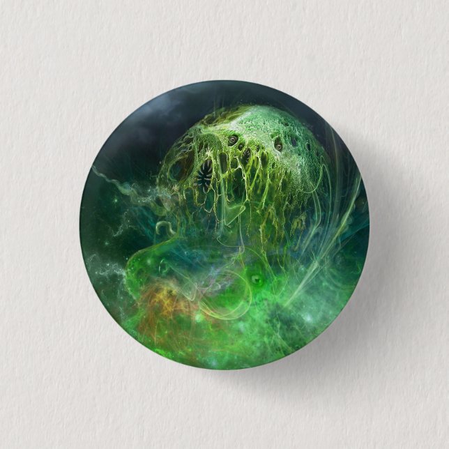 Das, das nicht beschriebener Lovecraftian Horror Button (Vorderseite)