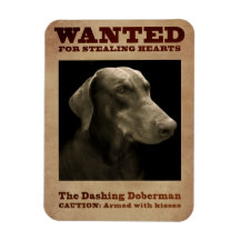 Das Dashing Doberman Magnet