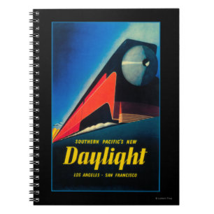 Das Daylight Train Werbeplakat Notizblock