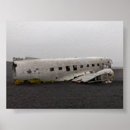 Das DC9-Flugzeugwrack Poster