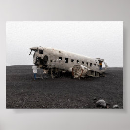 Das DC9-Flugzeugwrack Poster