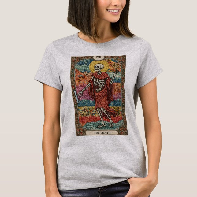 Das Death-Tarotkarten-Shirt T-Shirt (Vorderseite)
