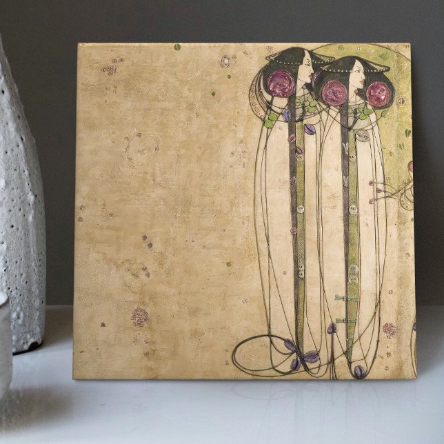 Das Deco-Deco-Dekor des Wassail Mackintosh Art Dec Fliese (Von Creator hochgeladen)