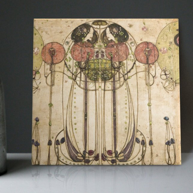 Das Deco-Deco-Dekor des Wassail Mackintosh Art Dec Fliese (Von Creator hochgeladen)