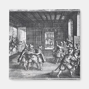 Das Defenestration von Prag im Jahre 1618 Magnet