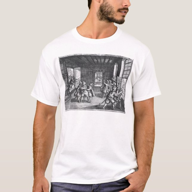 Das Defenestration von Prag im Jahre 1618 T-Shirt (Vorderseite)